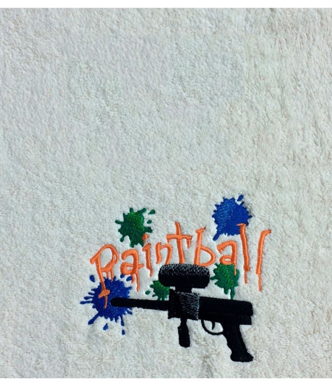Drap de Bain Paintball Personnalisé