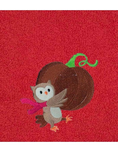 Drap de Bain Chouette 4 Personnalisé 70X140