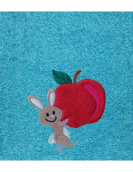 Drap de Bain Lapin 2 Personnalisé
