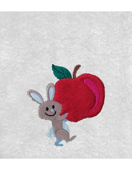 Drap de Bain Lapin 2 Personnalisé