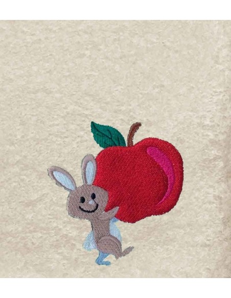 Drap de Bain Lapin 2 Personnalisé
