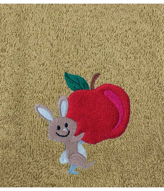 Drap de Bain Lapin 2 Personnalisé