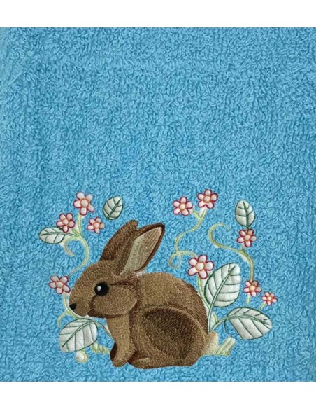 Drap de Bain Lapin 8 Personnalisé