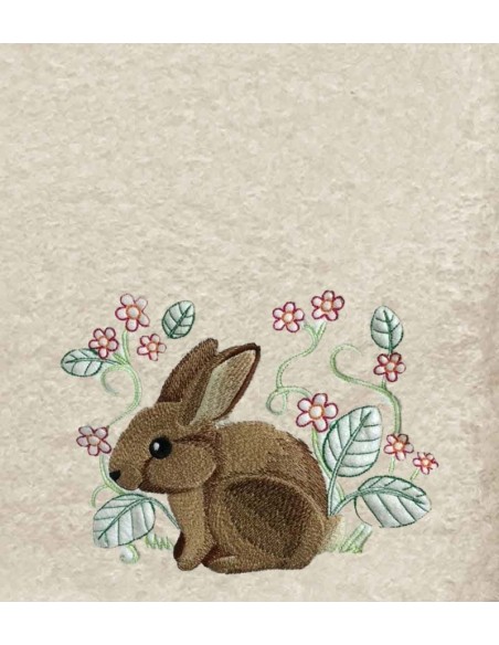 Drap de Bain Lapin 8 Personnalisé
