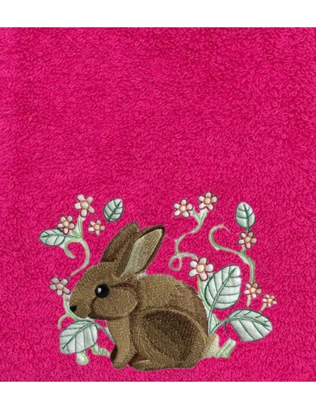 Drap de Bain Lapin 8 Personnalisé