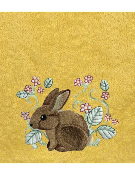 Drap de Bain Lapin 8 Personnalisé