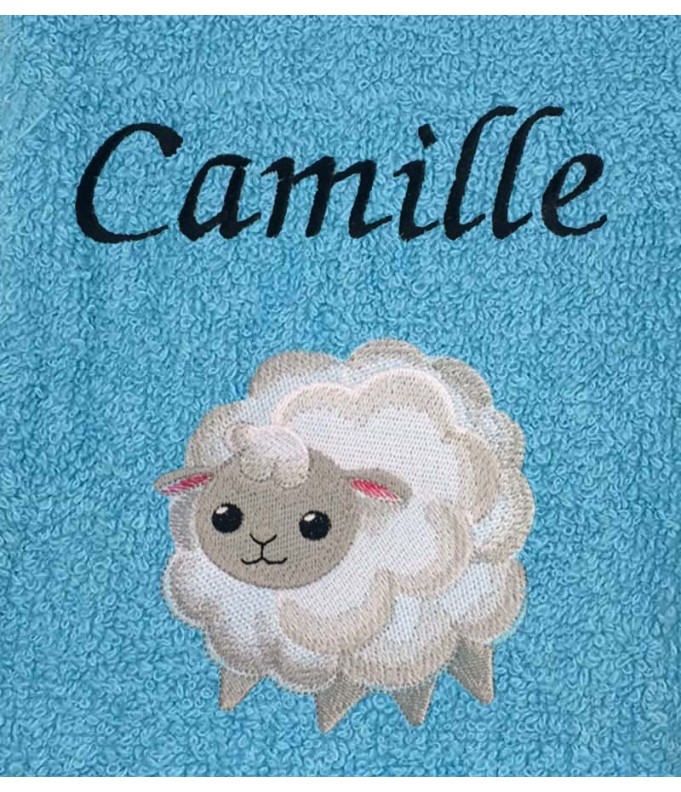 Drap de Bain Mouton 2 Personnalisé