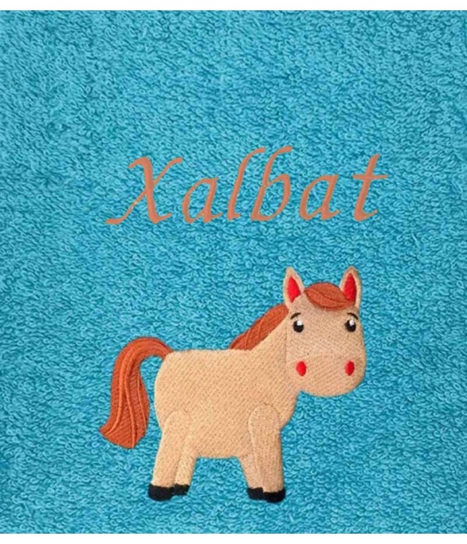 Drap de Bain Cheval 4 Personnalisé 70X140