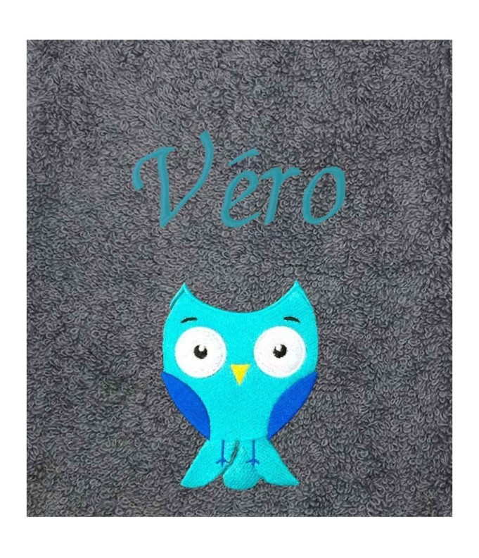 Drap de Bain Chouette 6 Personnalisé 70X140