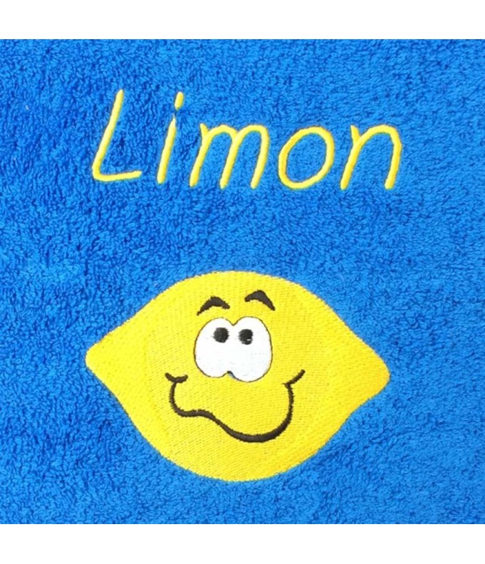 Drap de Bain Citron Personnalisé