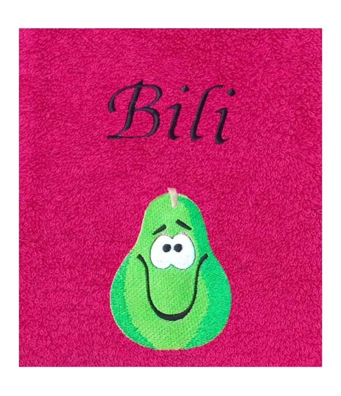 Drap de Bain Poire Personnalisé