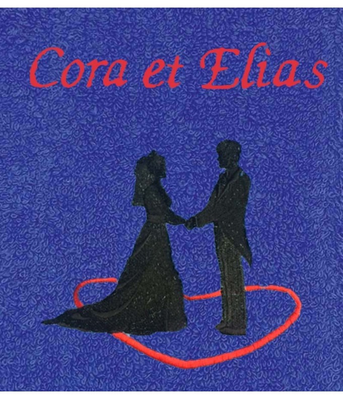 Drap de bain Mariage personnalisé