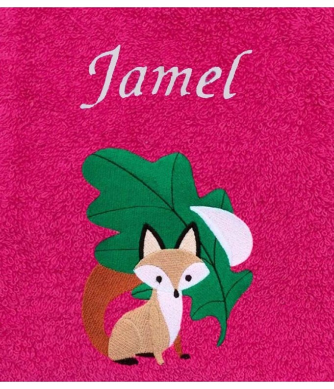 Drap de Bain Renard Personnalisé