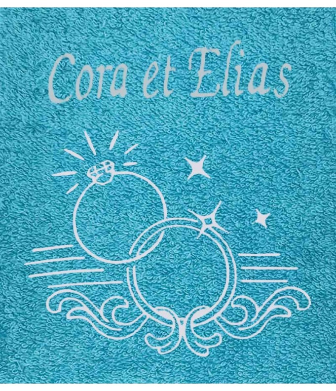 Drap de Bain  Alliances Personnalisé