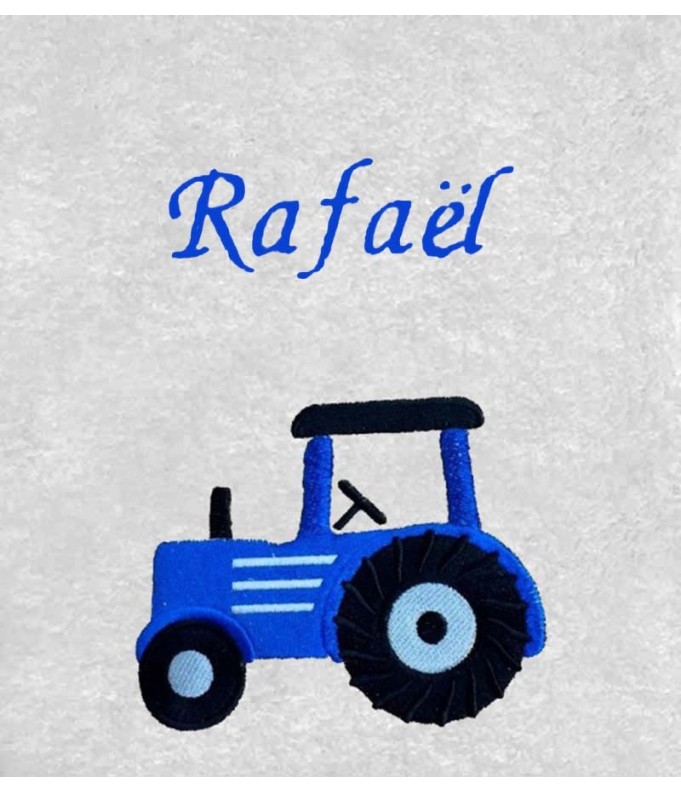 Drap de Bain Tracteur 2 Personnalisé