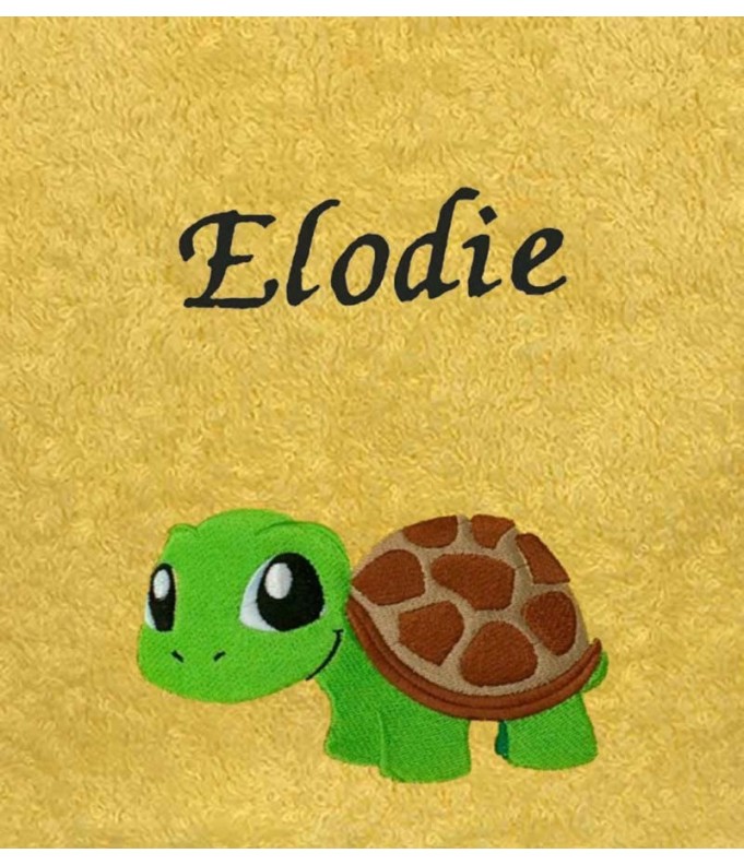 Drap de Bain Tortue Personnalisé