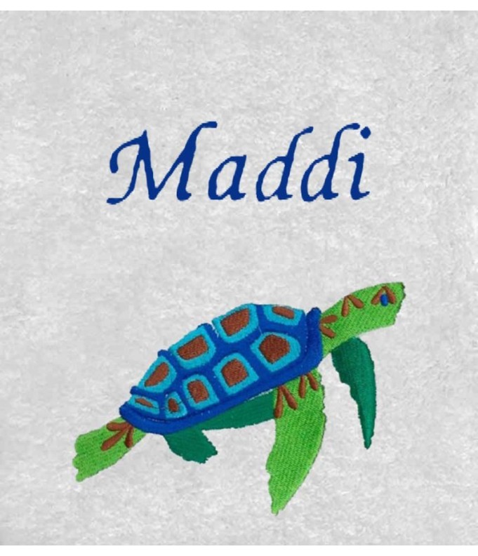 Drap de Bain Tortue 4 Personnalisé