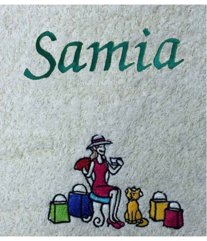 Drap de Bain Shopping Personnalisé