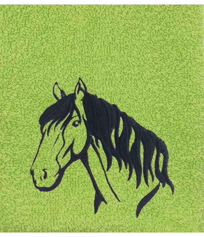 Drap de bain cheval
