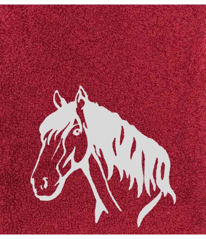Drap de bain cheval