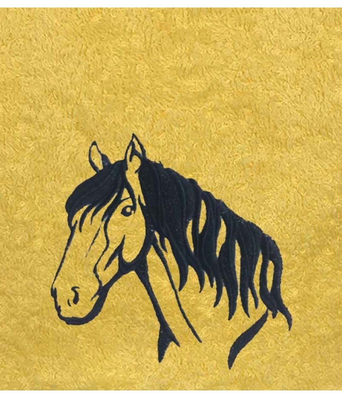 Drap de bain cheval