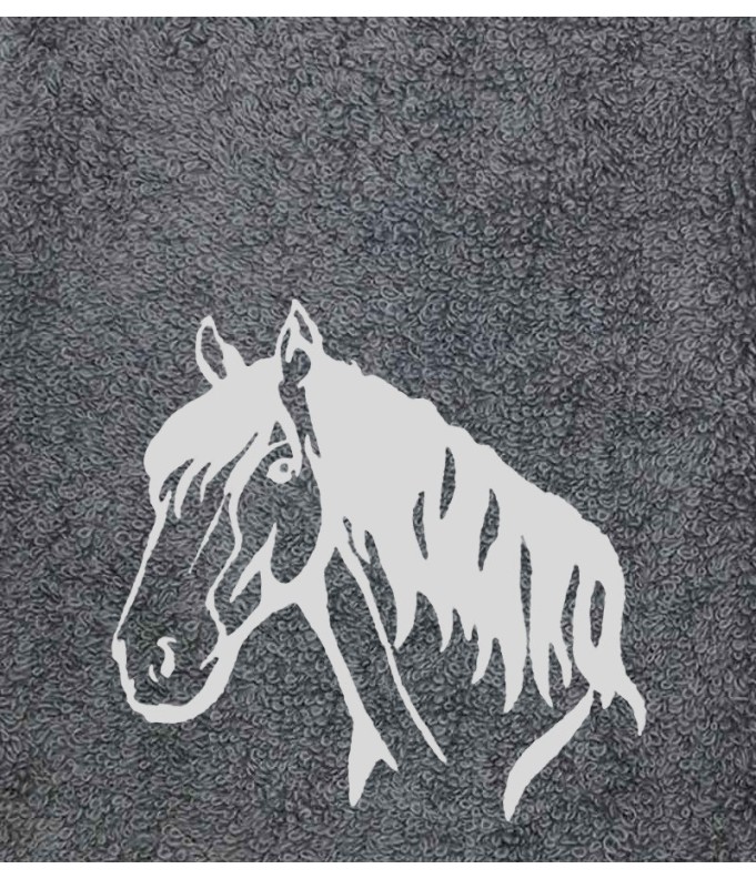 Drap de bain cheval