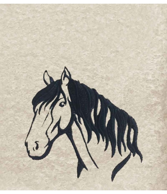 Drap de bain cheval