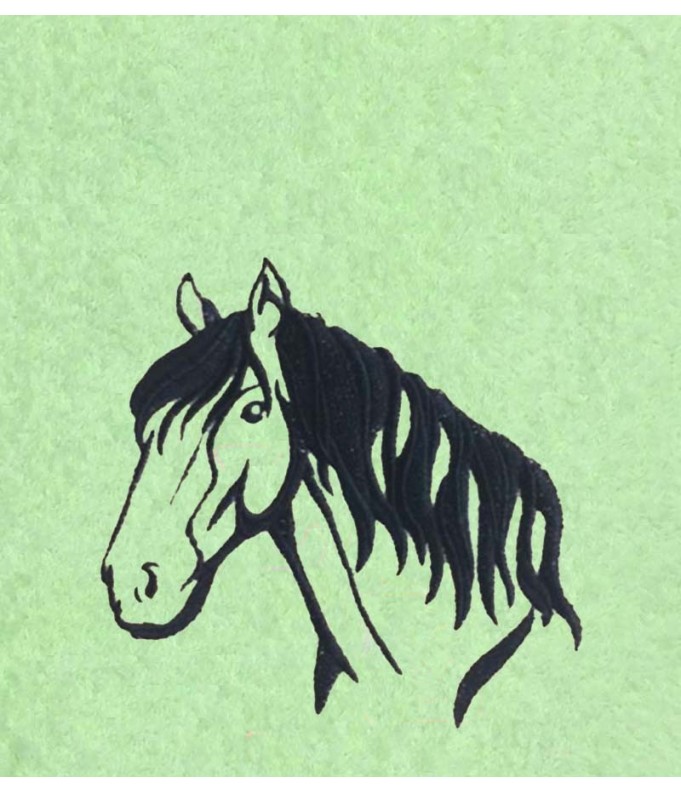 Drap de bain 100X150 cheval