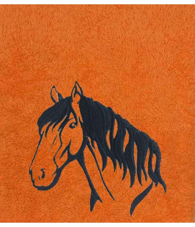 Drap de bain 100X150 cheval