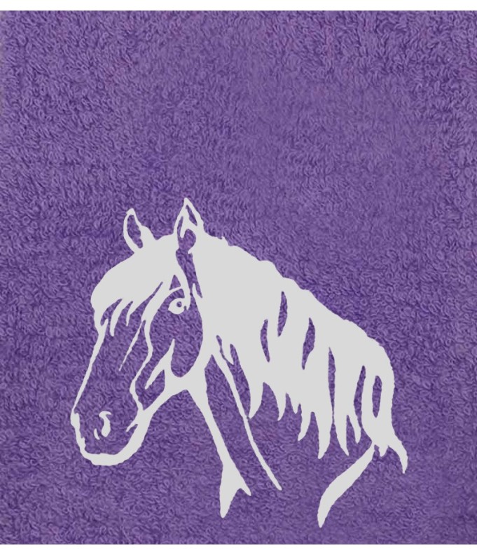 Drap de bain 100X150 cheval