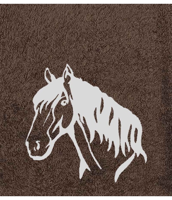 Drap de bain 100X150 cheval