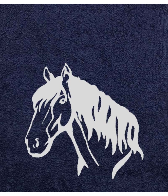 Drap de bain 100X150 cheval