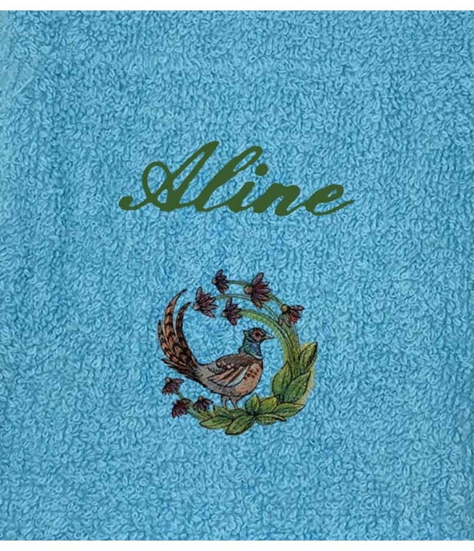 Drap de Bain Faisan 2 Personnalisé