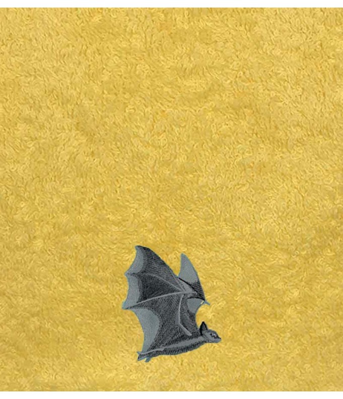 Drap de Bain Chauve souris Personnalisé 70X140