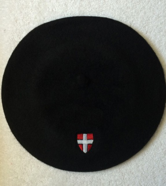 Béret savoyard noir fabrication française Laulhère