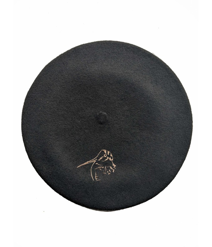 Béret noir Bécasse