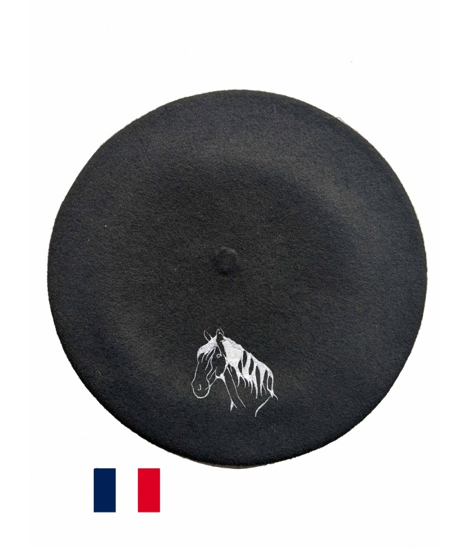 Béret cheval fabriqué à Bayonne