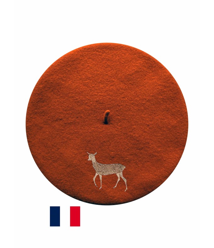 Béret chevreuil fabriqué à Bayonne
