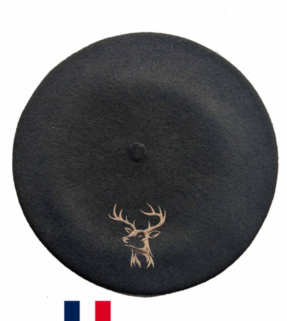 Béret Cerf 2 fabriqué à Bayonne