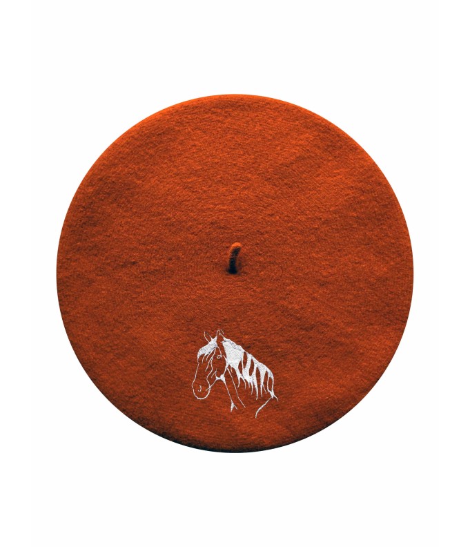 Béret cheval fabriqué à Bayonne