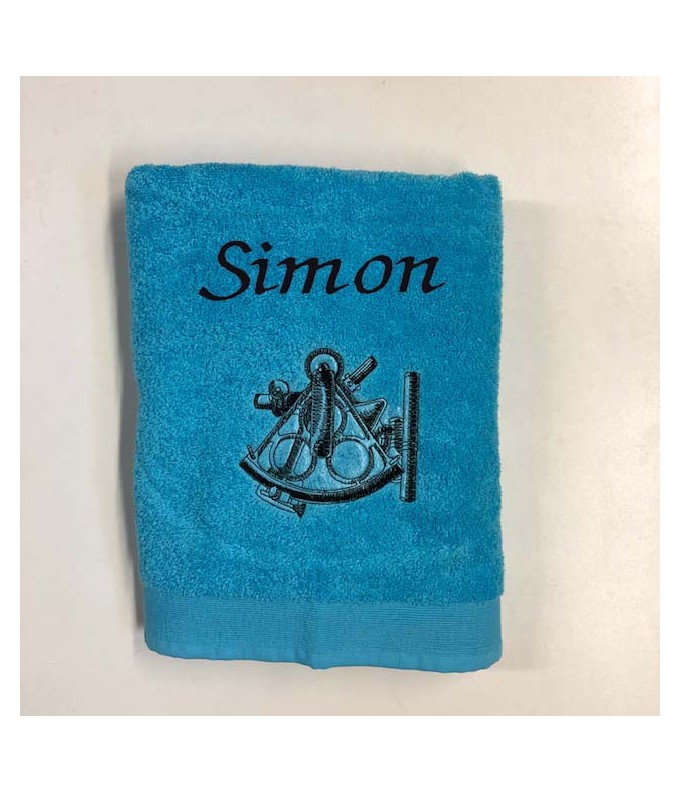 Drap de Bain Sextant Personnalisé
