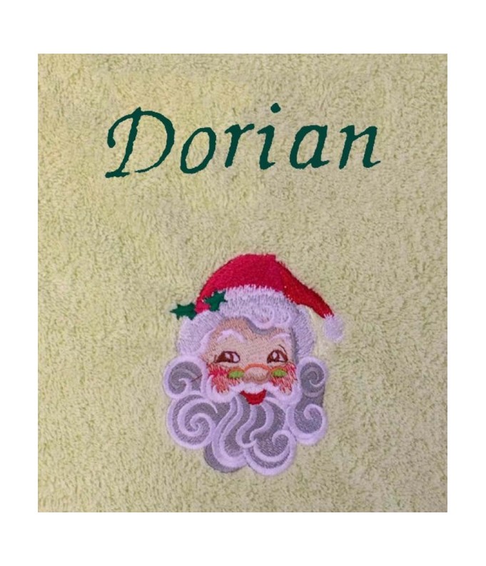 Drap de Bain  Père Noël Personnalisé