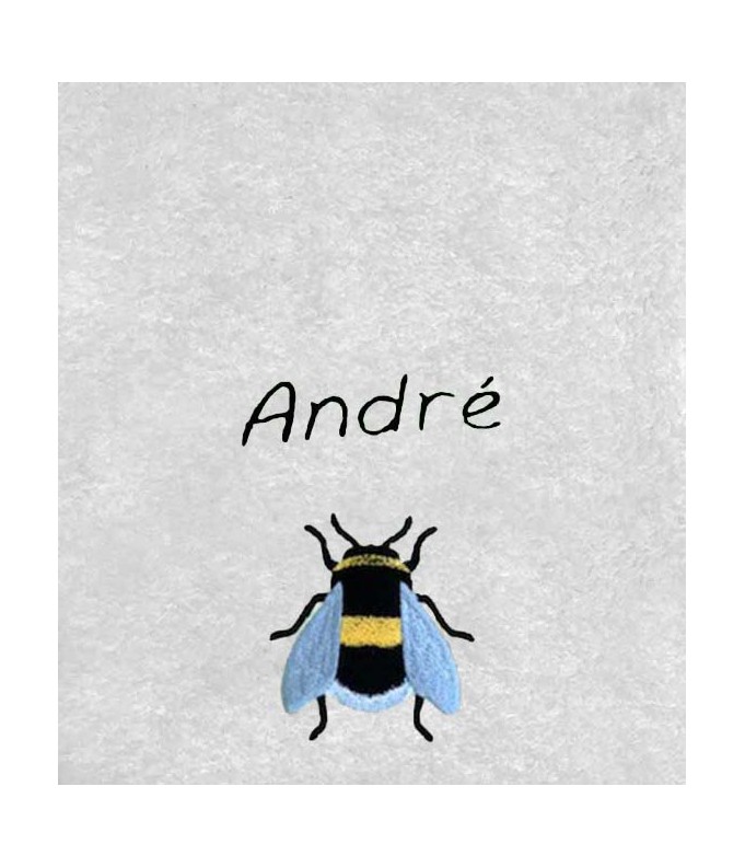 Drap de Bain Abeille Personnalisé 70X140
