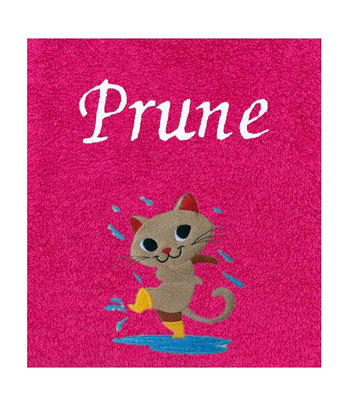 Drap de Bain Chat 6 Personnalisé 70X140