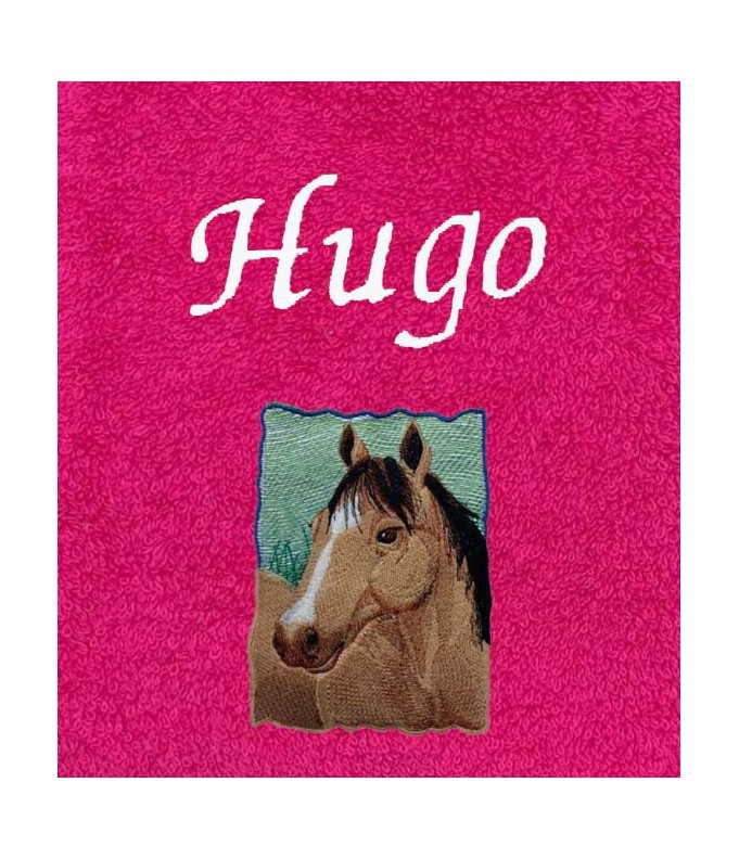 Drap de Bain Cheval 8 Personnalisé 70X140