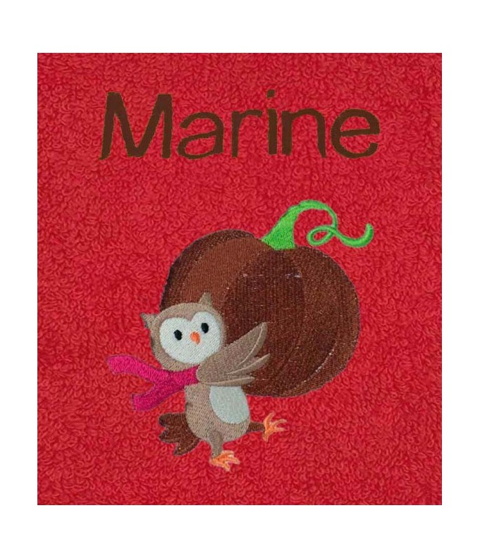 Drap de Bain Chouette 4 Personnalisé 70X140