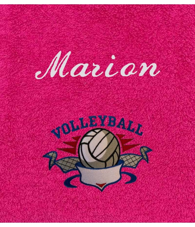 Drap de Bain Volley-ball 2 Personnalisé 70X140