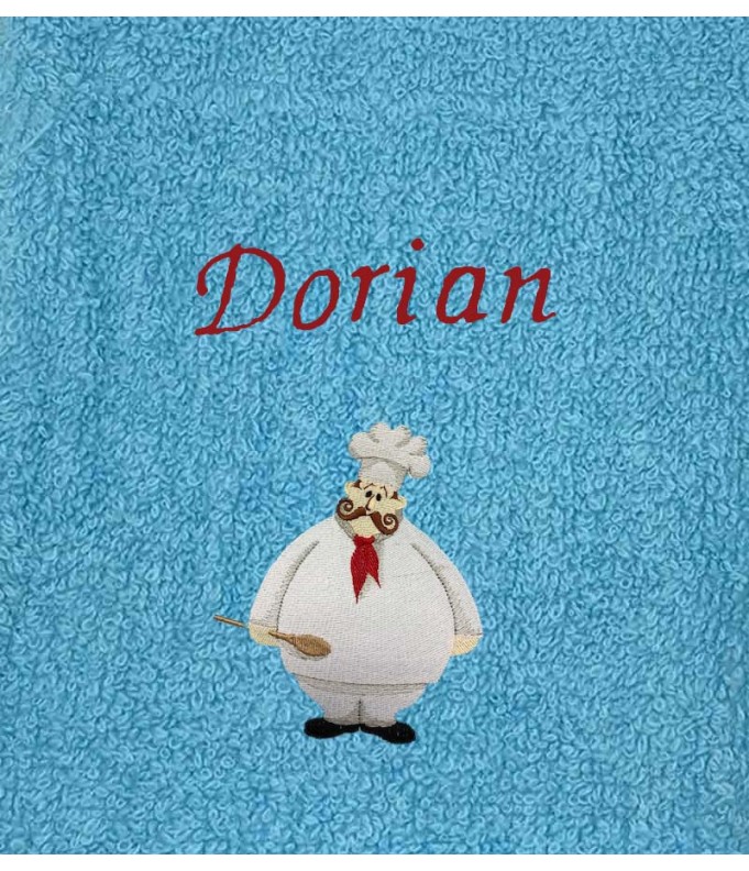 Drap de Bain Cuisinier Personnalisé