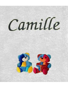 Drap de Bain Nounours Personnalisé