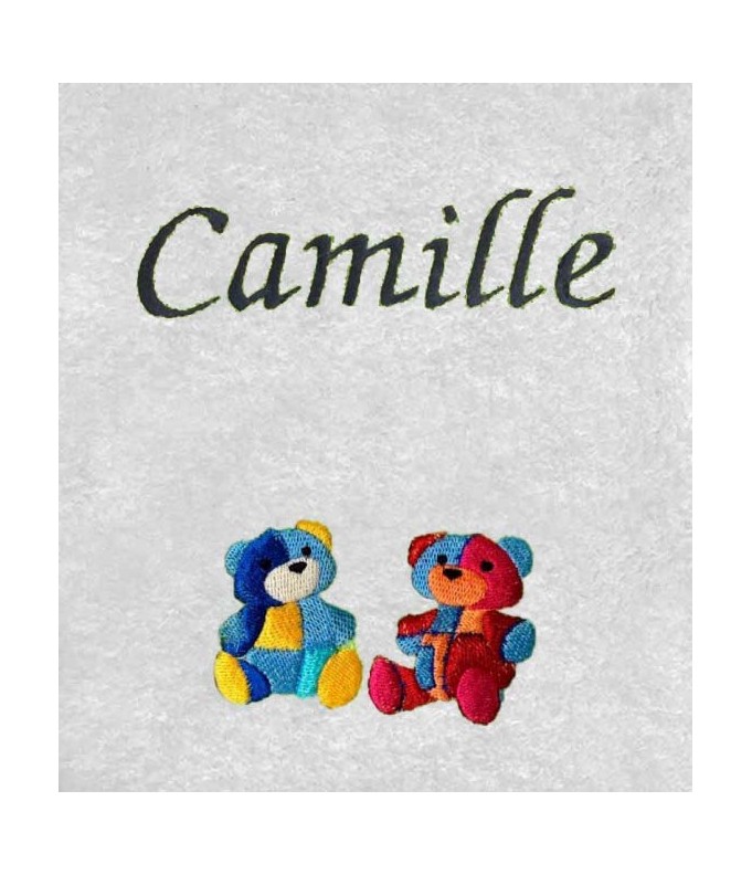 Drap de Bain Nounours Personnalisé